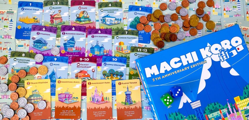 Machi Koro componentes alternativa