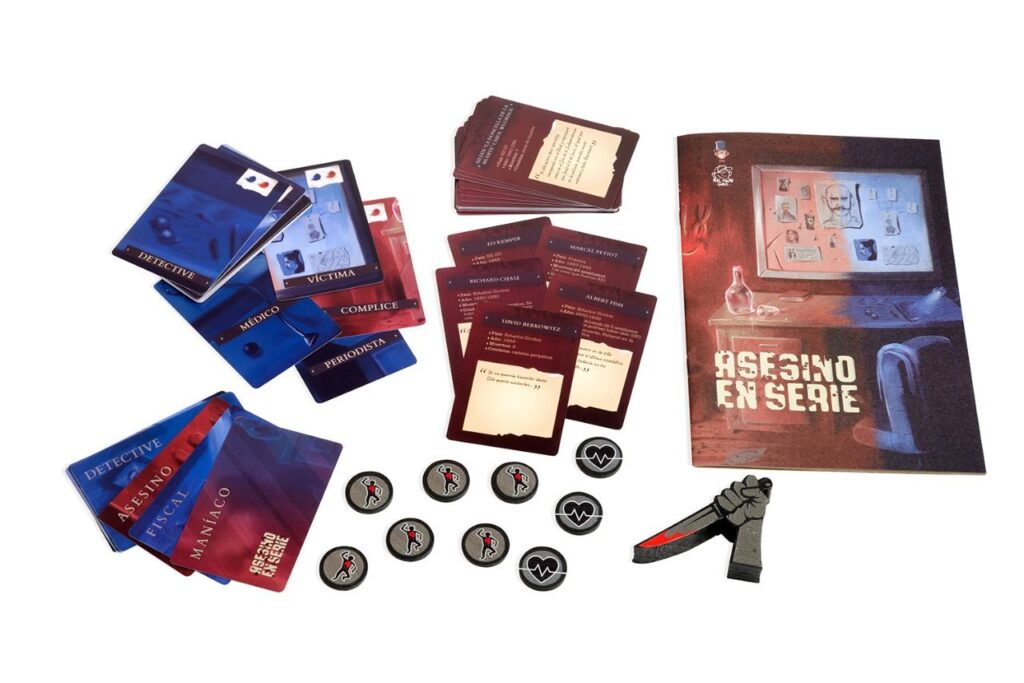 Asesino en Serie juego componentes