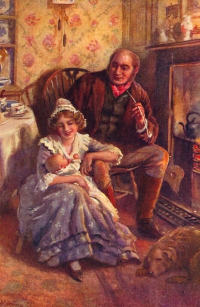 El Grillo del Hogar ilustración Charles Dickens