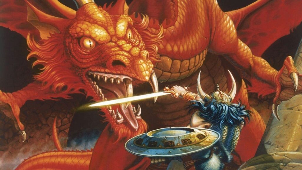 Dragón ilustración juegos rol