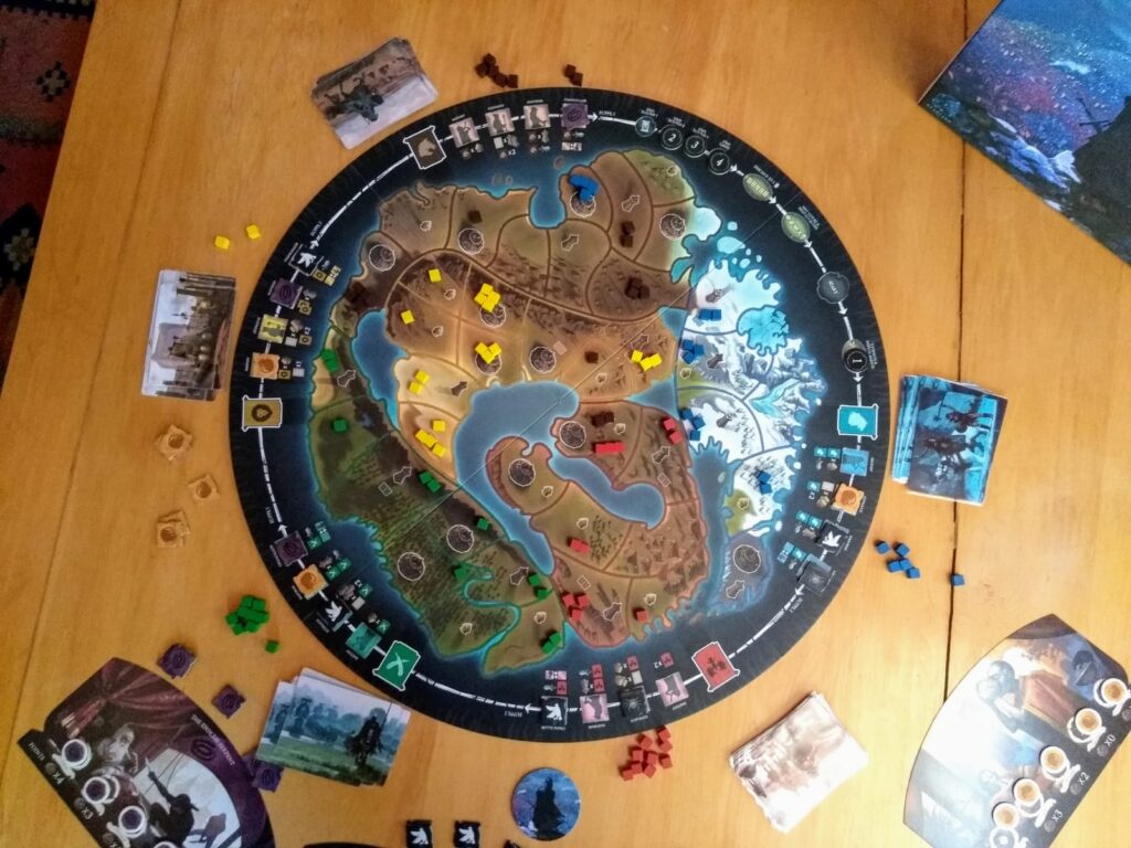A War of whispers tablero juego de mesa