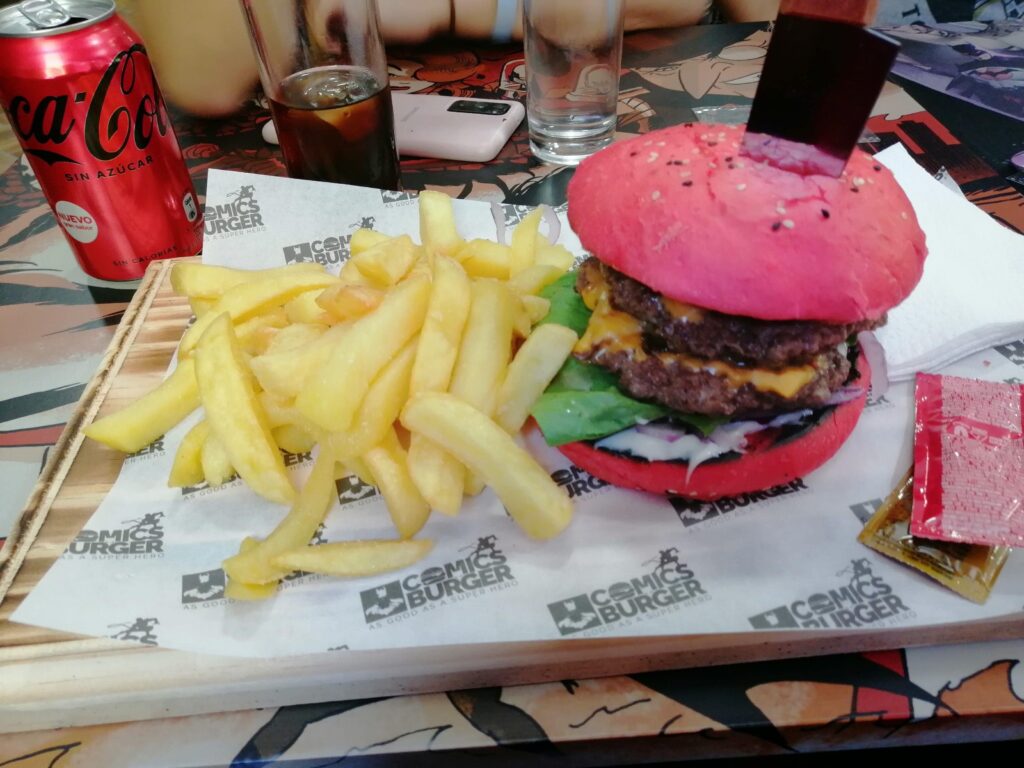Combo Spiderman Comics Burguer