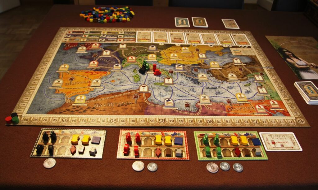 Concordia tablero y componentes