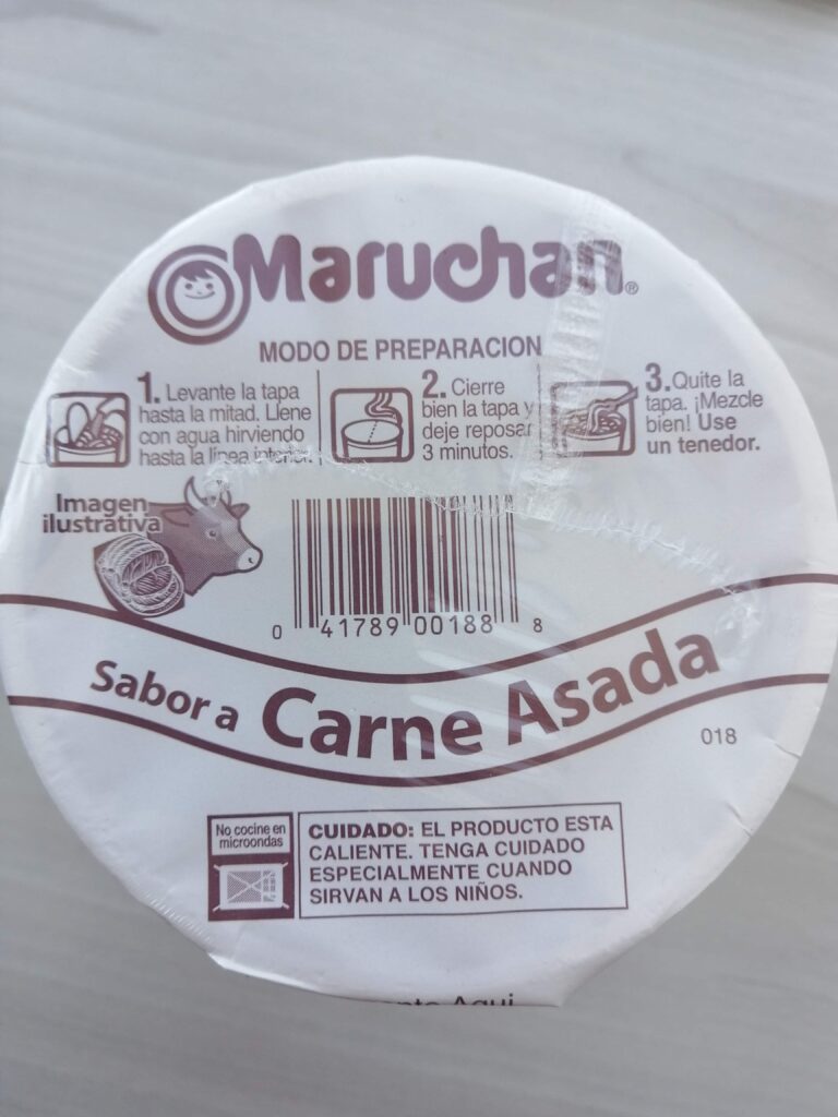 Sopa instantánea maruchan